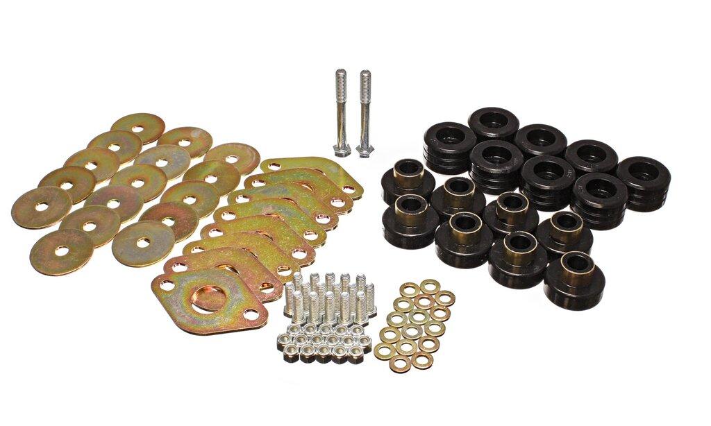 ENERGY SUSPENSION Body Mount Set W/Hardware (2007-2014 Wrangler) - 2.4111G