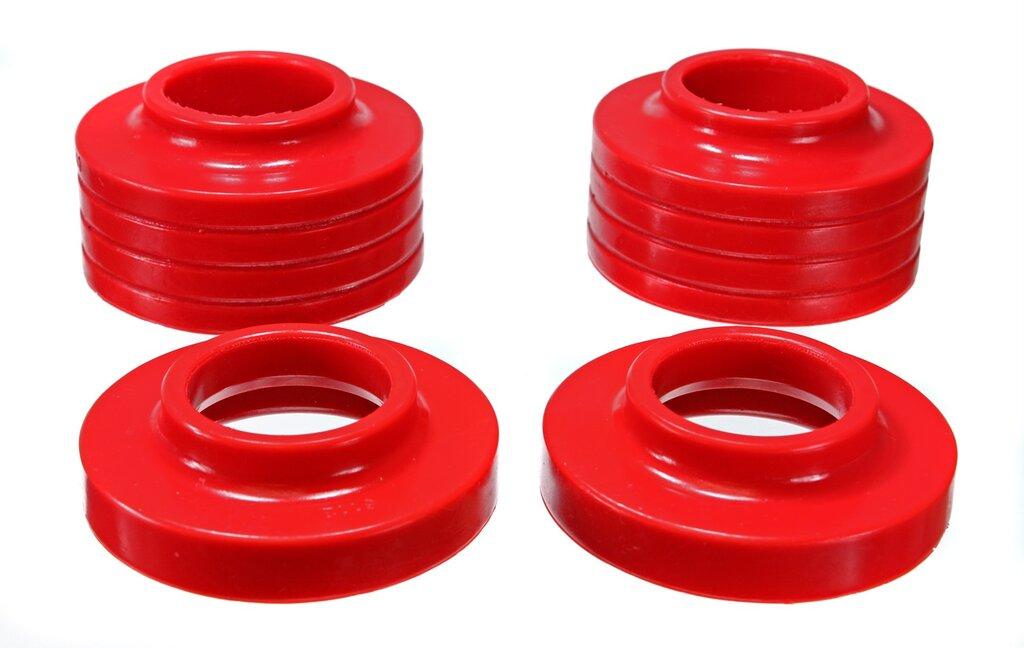 ENERGY SUSPENSION Jeep Spring Isolators (1984-2006 Cherokee, Wrangler, TJ, Comanche, Grand Cherokee) - 2.6102R
