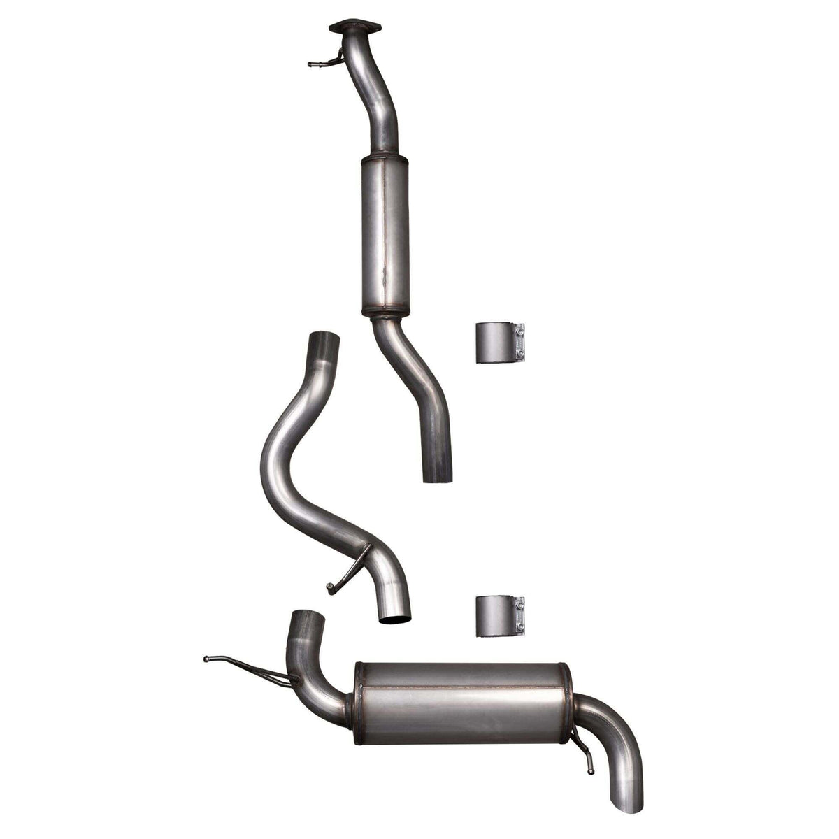 Thermal R&D Cat-Back Exhaust System - Raw (2021-2025 Bronco 2.7L 4-Door) - B911-C911