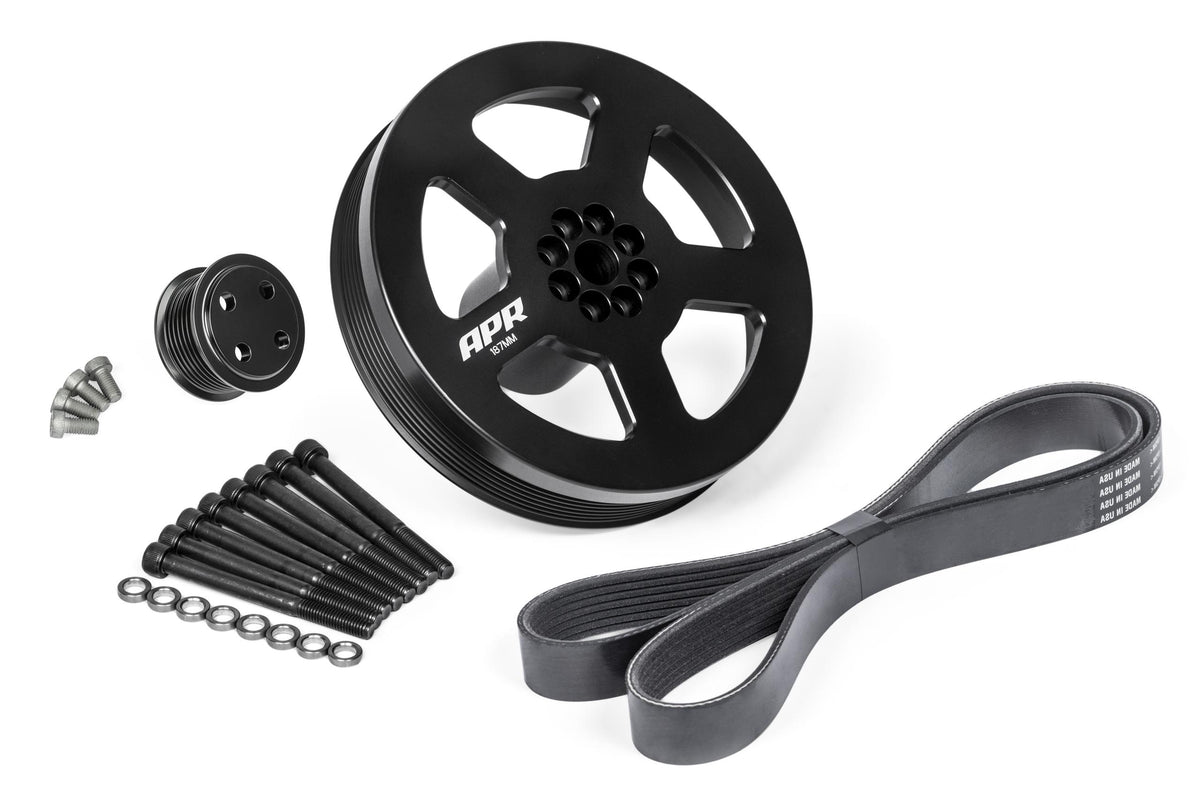 APR DUAL PULLEY KIT, BOLT ON - MS100185