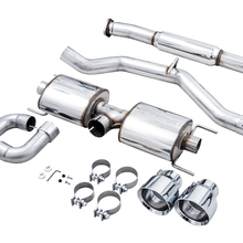 AWE Touring Edition Exhaust - Chrome Silver Tips (2016-2023 Subaru BRZ / Toyota GR86 / Toyota 86) - 3015-32486