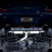 AWE Touring Edition Exhaust - Diamond Black Tips (2016-2023 Subaru BRZ / Toyota GR86 / Toyota 86) - 3015-33486