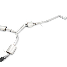 AWE Tuning Audi B9 A4 Touring Edition Exhaust Dual Outlet - Diamond Black Tips (Includes DP) - 3015-33078