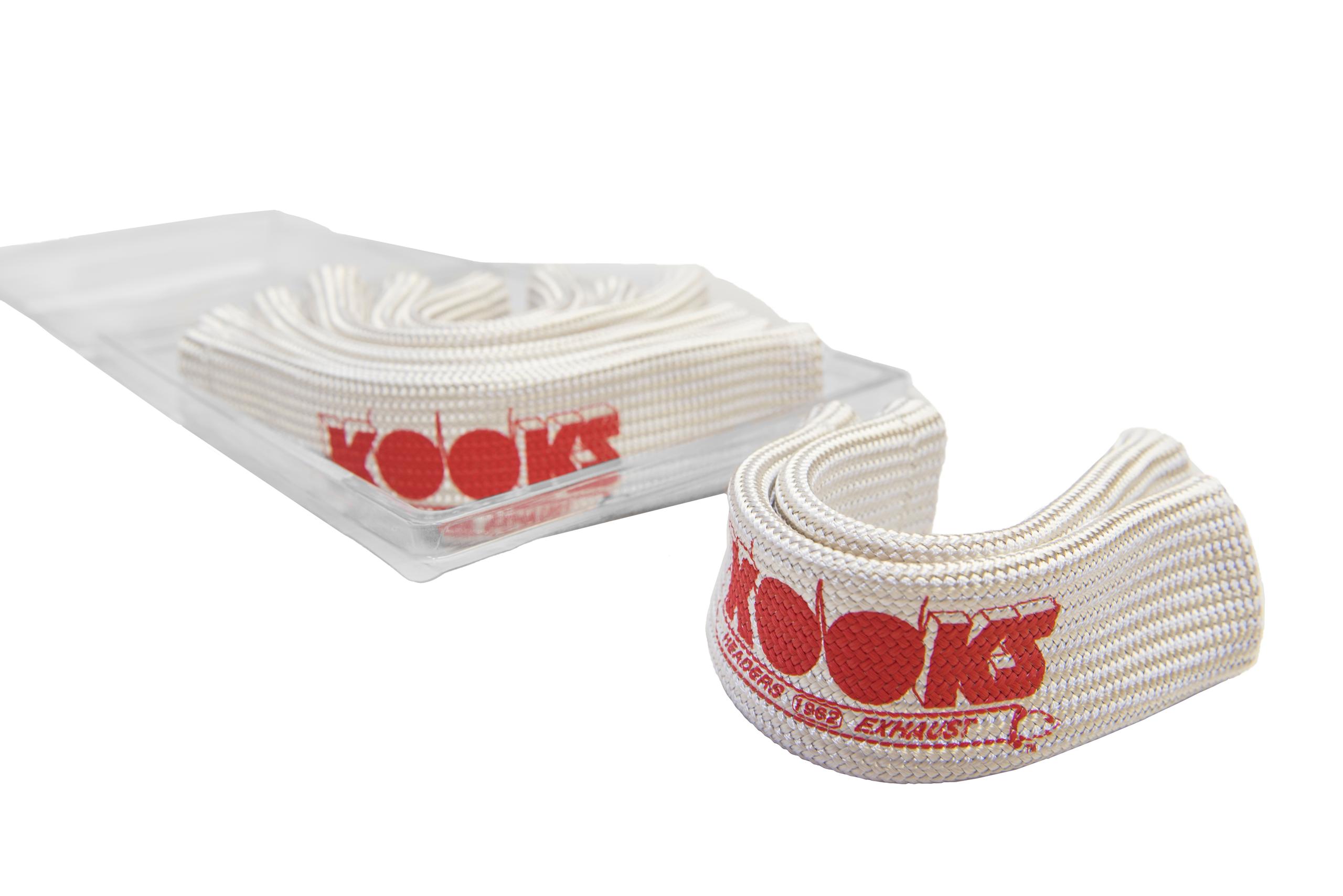 Kooks Spark Plug Sleeve-Natural W/Red Logo Package of 8 Sleeves - 750201