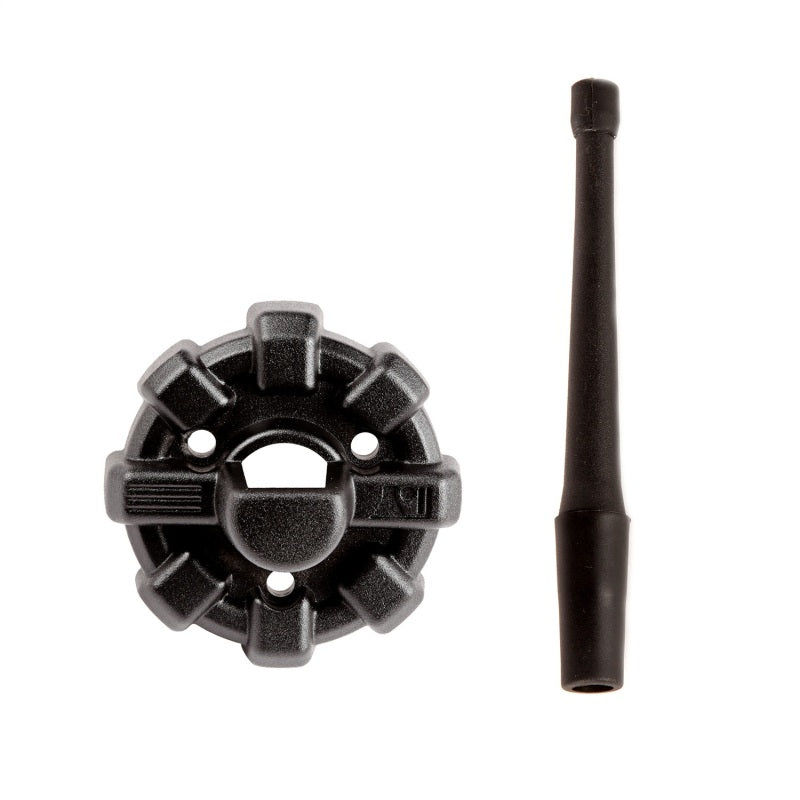 Rugged Ridge Elite Antenna Base With 6" Reflex Antenna; 07-21 Jeep Wrangler / 20-21 Gladiator - 17212.41