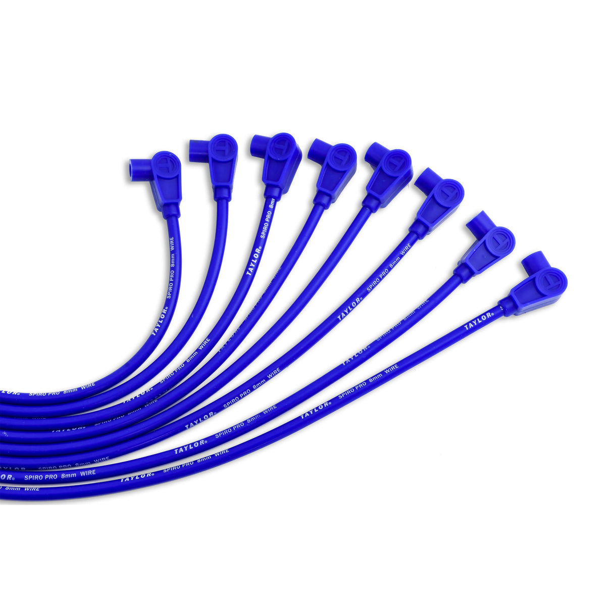 TAYLOR CABLE 8mm Spiro-Pro univ 8 cyl 90 blue - 73651