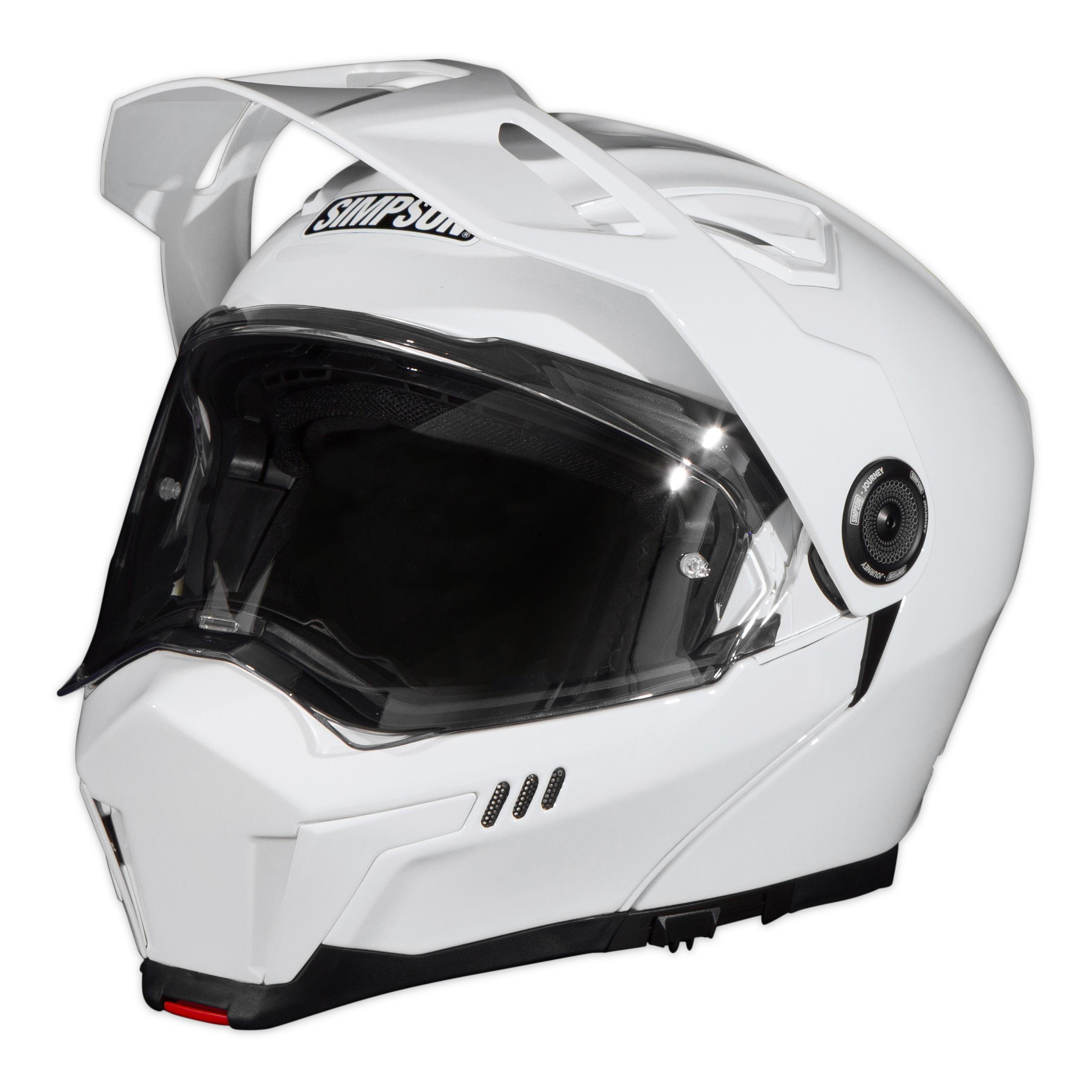 Simpson Racing Motorcycle Journey Bandit Helmet - White - JB1SM