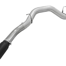 AFE Large Bore-HD 5 IN 409 Stainless Steel DPF-Back Exhaust System w/Black Tip (2013-2018 2500, 2500, 3500, 3500) - 49-42039-B