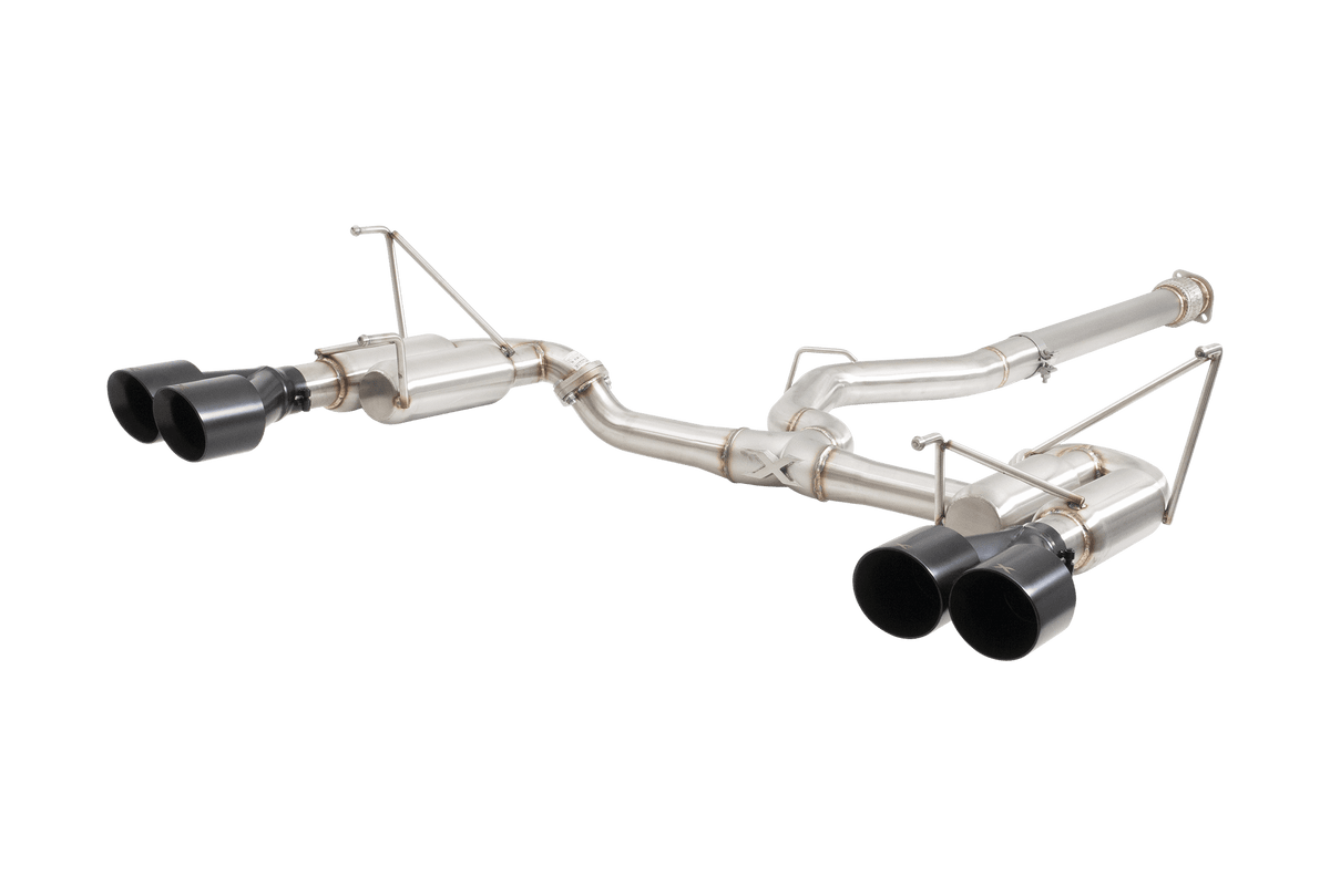 XForce Subaru WRX Sedan VB Race Cat Back Exhaust System with Black Tips - ESSW29RBKCS