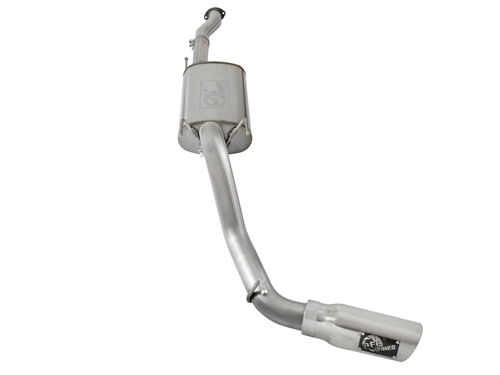AFE MACH Force-Xp 3 IN 409 Stainless Steel Cat-Back Exhaust System w/Polished Tip (2016-2021 Tacoma) - 49-46026-P