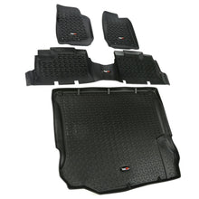 Rugged Ridge All Terrain Floor Liner Set Black; 11-18 Jeep Wrangler Jk 4 Door - 12988.04