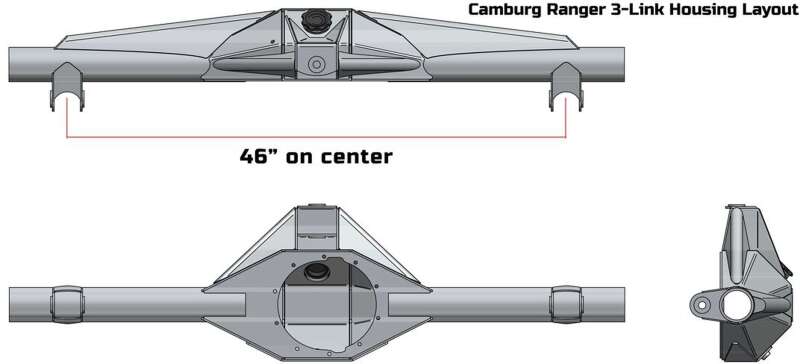 Camburg 98-12 Ford Ranger 2wd/4wd w/ Extra Cab Race Series 3-Link Rear L/T Kit