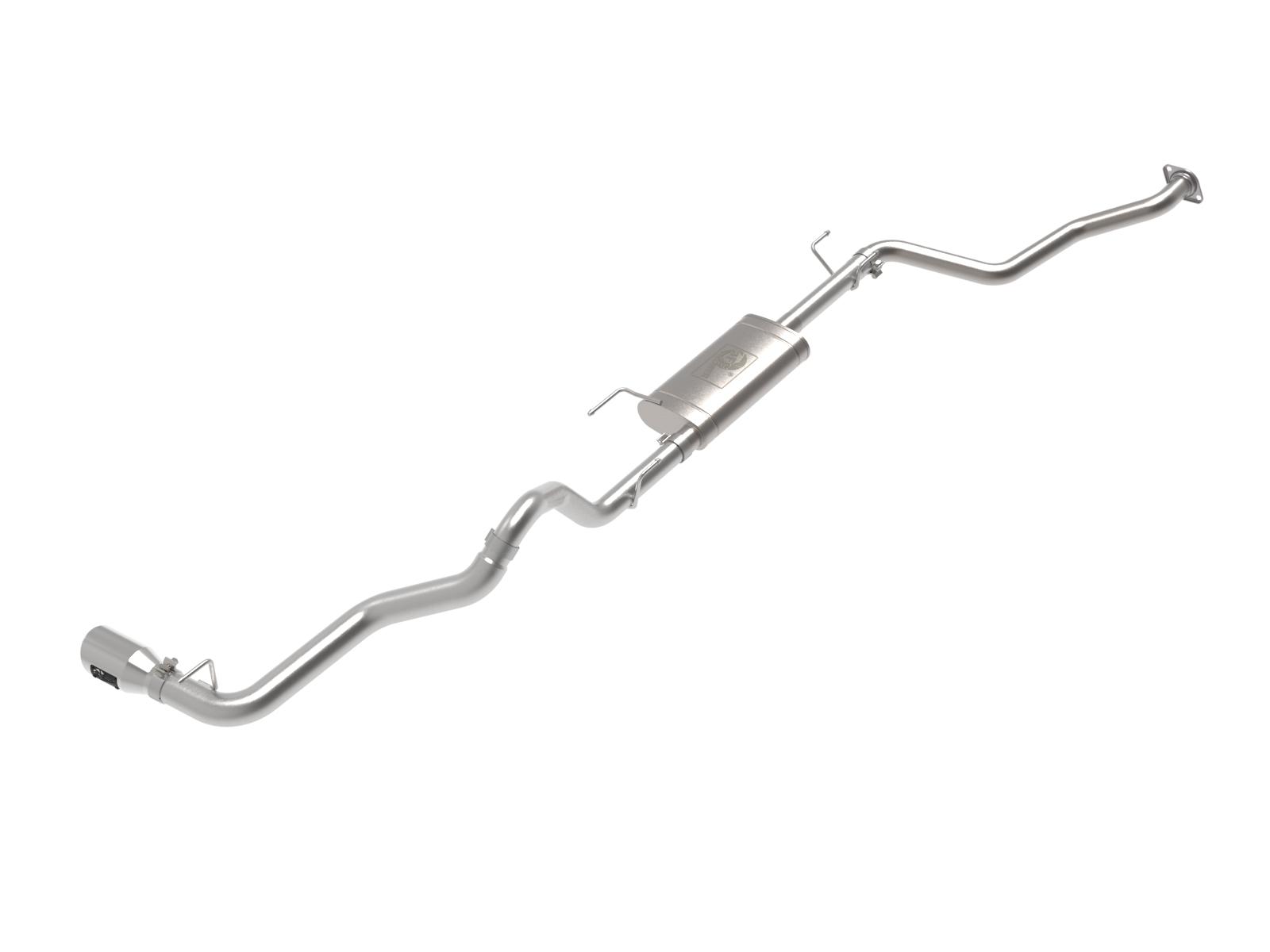AFE Apollo GT Series 2-1/2 IN to 3 IN 409 SS Cat-Back Exhaust System w/ Polish Tip (2024 Tacoma) - 49-46071-P