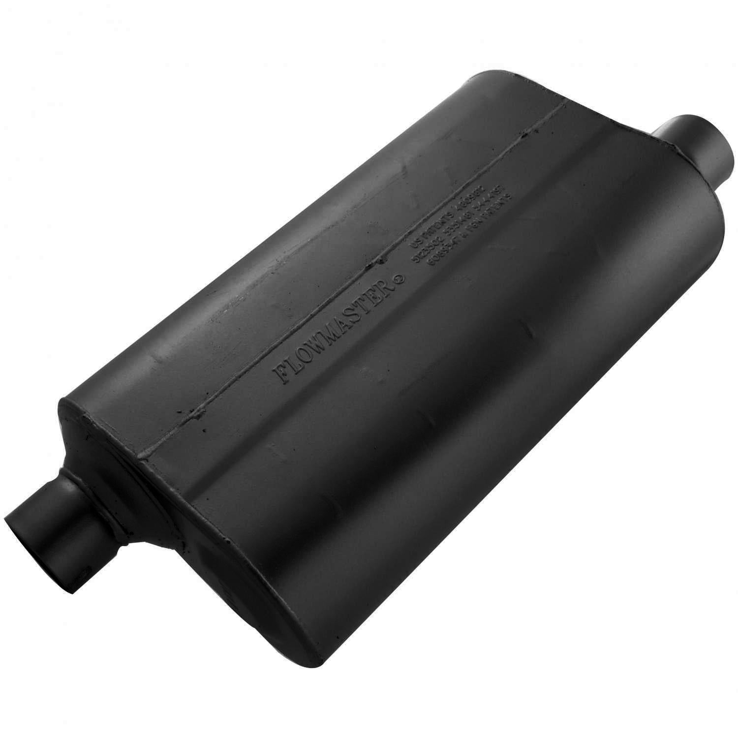Flowmaster Super 50 Muffler - 2.50 Offset In / 2.50 Offset Out - Mild Sound