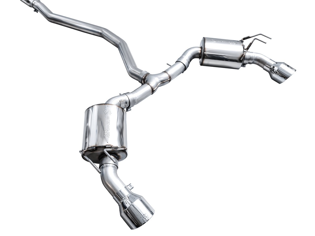 AWE Touring Edition for FE1 Civic Si/DE4 Acura Integra - Chrome - 3015-32331