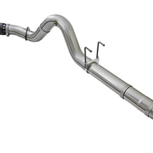 AFE Large Bore-HD 5 IN 409 Stainless Steel DPF-Back Exhaust System w/Black Tip (2017-2021 F-250 Super Duty, F-350 Super Duty) - 49-43090-B