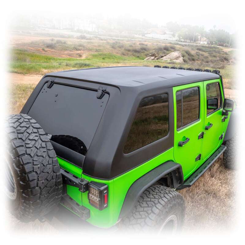 Turn Offroad 07-18 Jeep JK 4 Door Fastback Hardtop 1 Piece Primer White