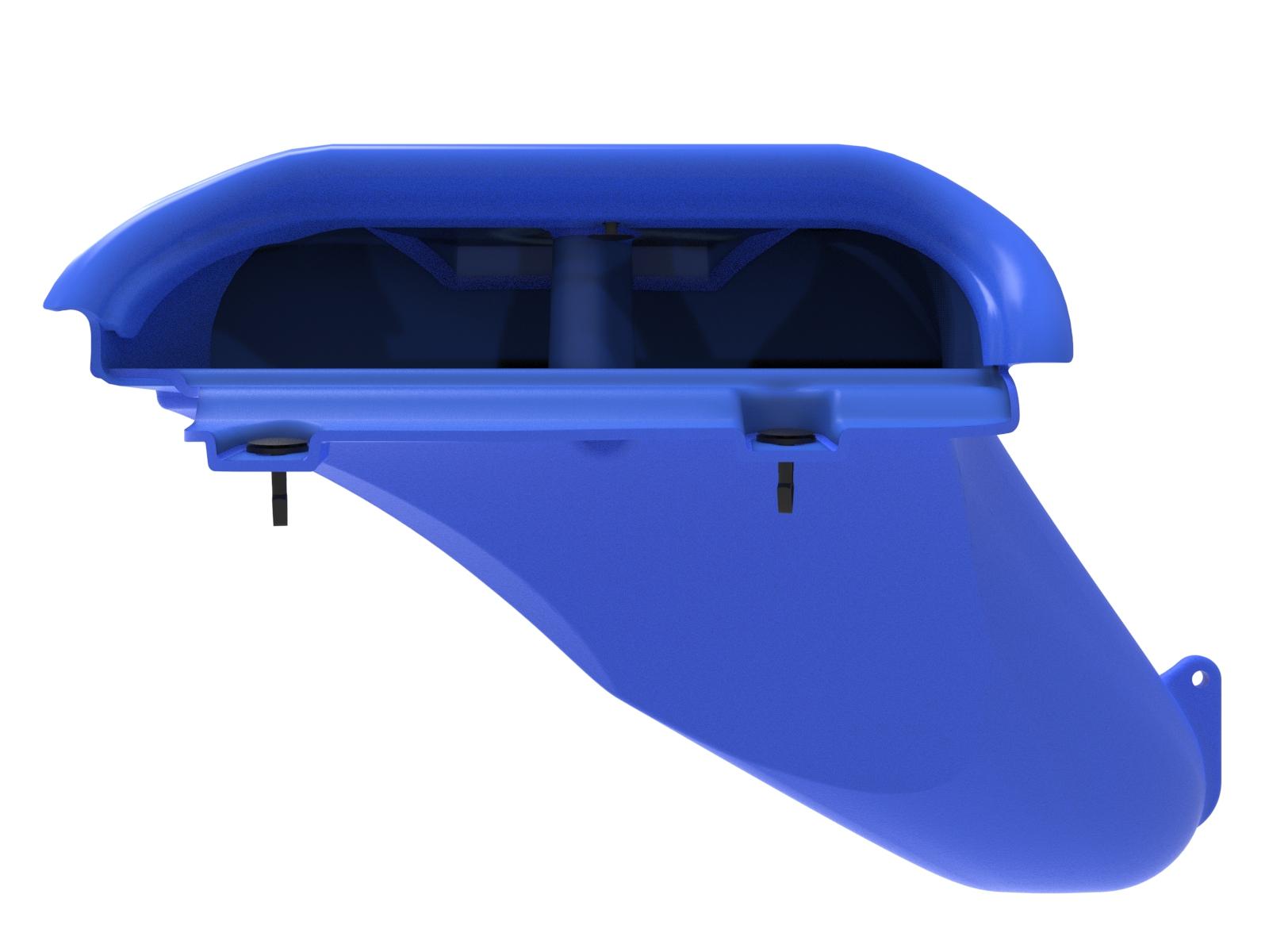 AFE 52-10010SL Rapid Induction Dynamic Air Scoop Blue (2021-2025 Ford F-150 V6 / V8)