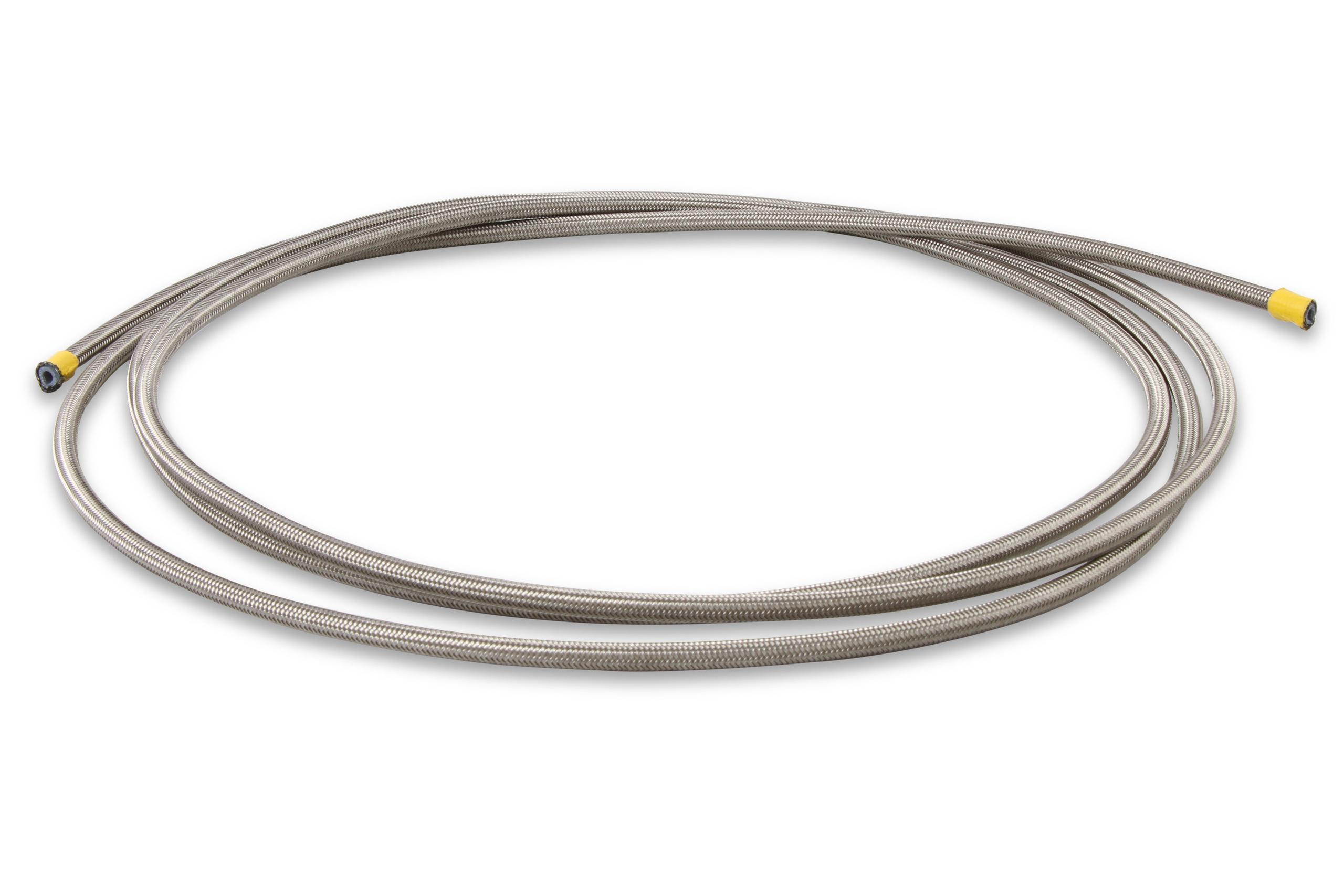 Earls Speed-Flex Hose Size -3 Stainless Steel Braid - Bulk Hose Sold By the Foot in Continuous Length up to 50' - 600003ERL