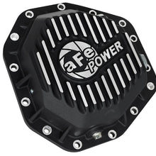 aFe POWER Pro Series Rear Differential Cover Black w/ Machined Fins (2017-2021 F-250 Super Duty, F-350 Super Duty) - 46-70352