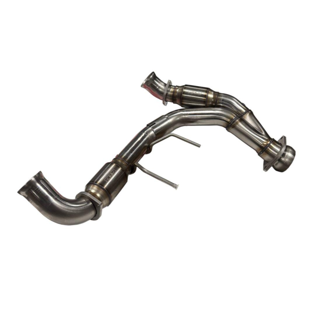 Kooks 3" SS Green Catted Y-Pipe - Connects to OEM (2024-2025 F-150 5.0L) - 13713300