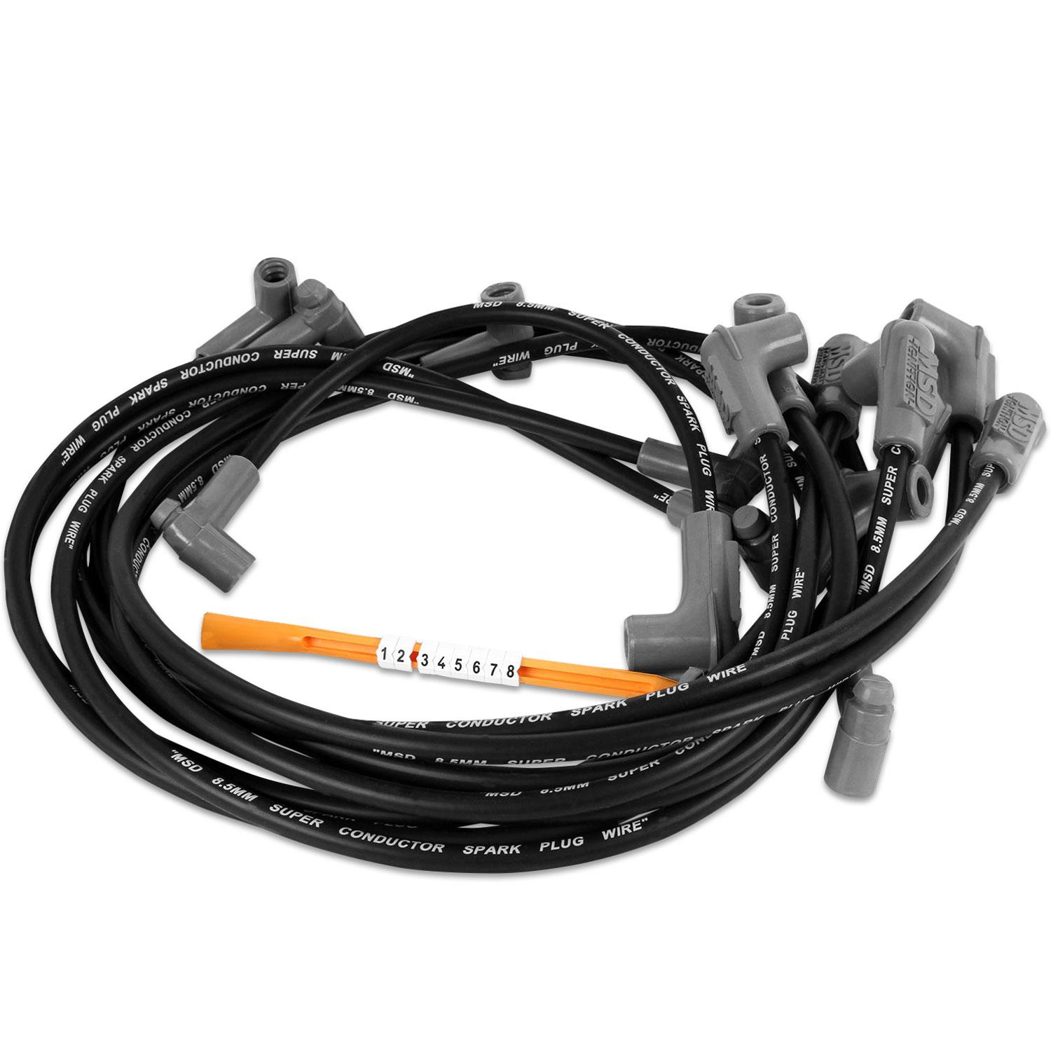 Wire Set,8.5,Sbc Sprintcar,Close Fit Blk  - 31543