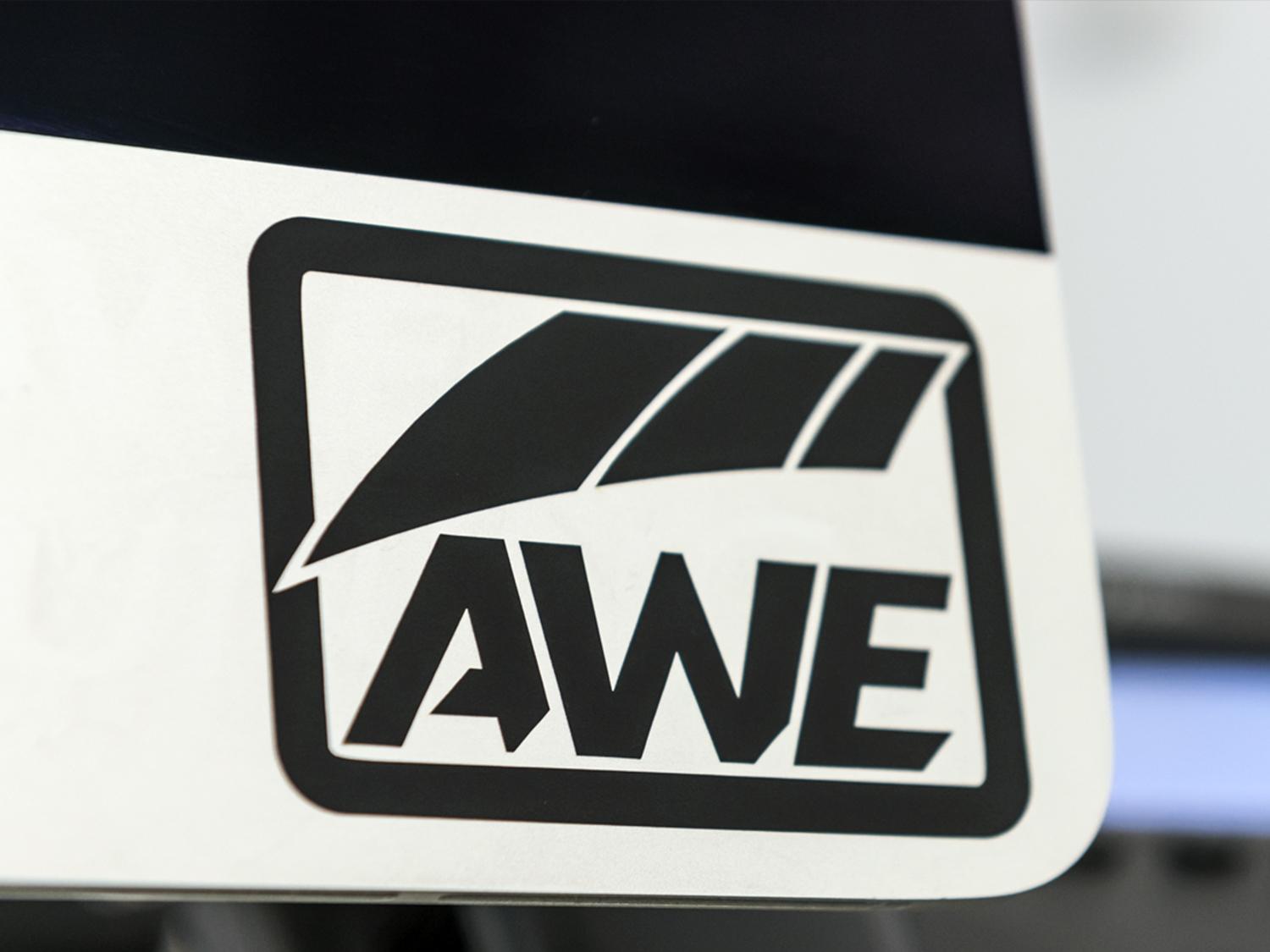 AWE Small Window Decal - Black - 9710-11014