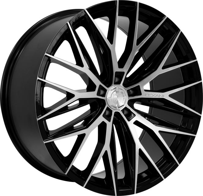 Lexani ARIES Wheel 26x10, 5x127 Bolt Pattern, 25mm Offset, Machined Finish - Machined Face - 685-2610-73-25MB
