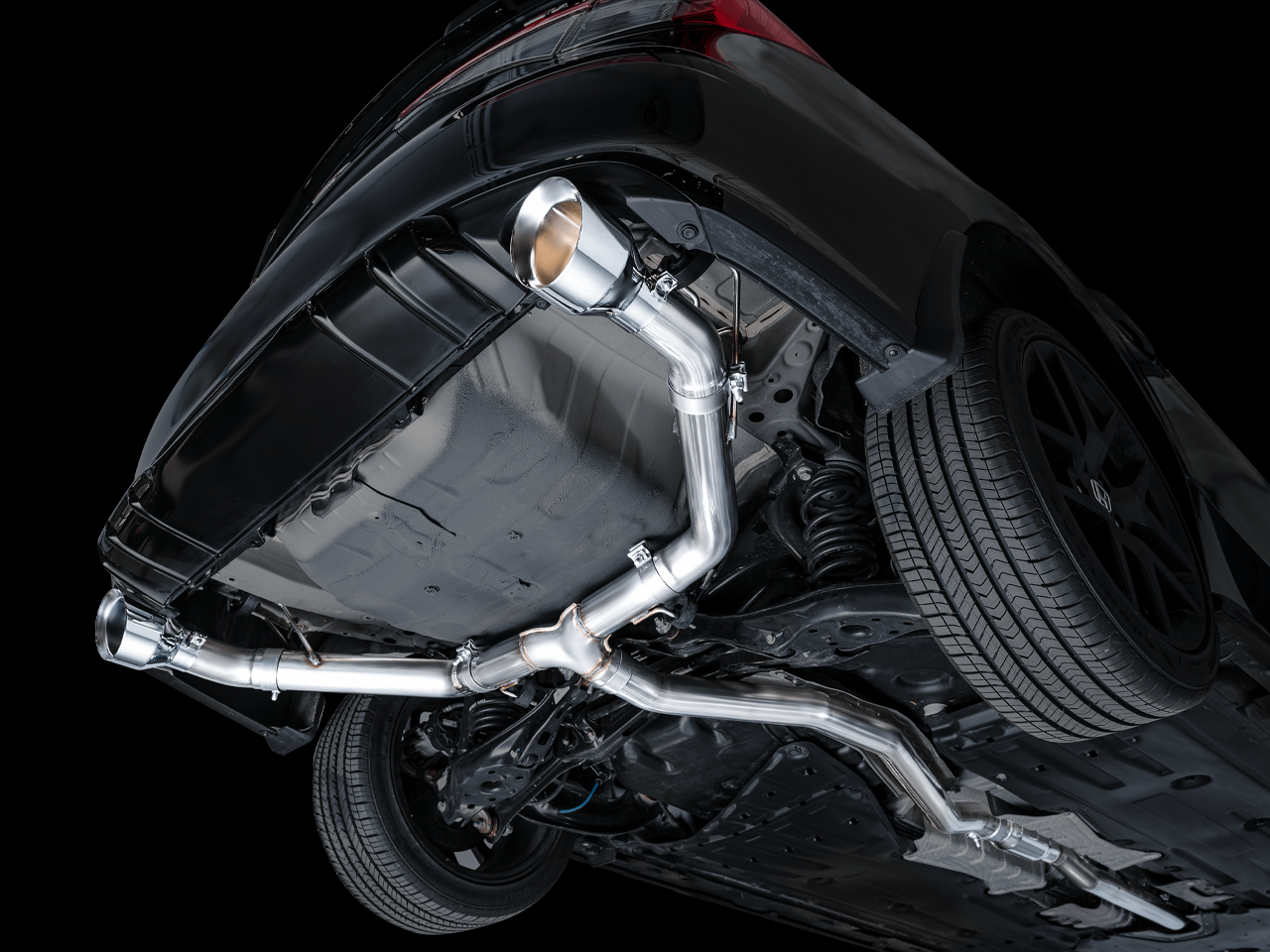 AWE Track Edition for FE1 Civic Si/DE4 Acura Integra- Chrome Tips - 3020-32331