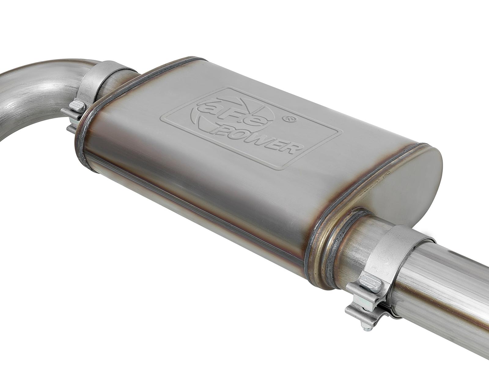 AFE MACH Force-Xp 3 IN 409 Stainless Steel Cat-Back Exhaust System w/ Black Tip (2017-2020 Colorado, Canyon) - 49-44096-B