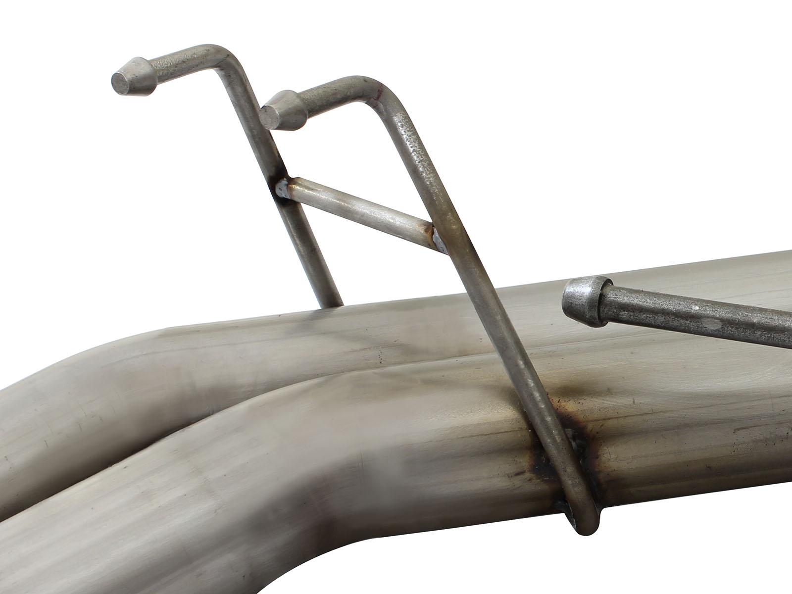AFE Rebel Series 3 IN to 2-1/2 IN 409 Stainless Steel Cat-Back Exhaust w/Black Tip (2010-2014 F-150, F-150, F-150) - 49-43071-B