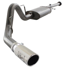 AFE MACH Force-Xp 3 IN to 3-1/2 IN 409 Stainless Steel Cat-Back Exhaust w/Polish Tip (2011-2014 F-150) - 49-43038-P