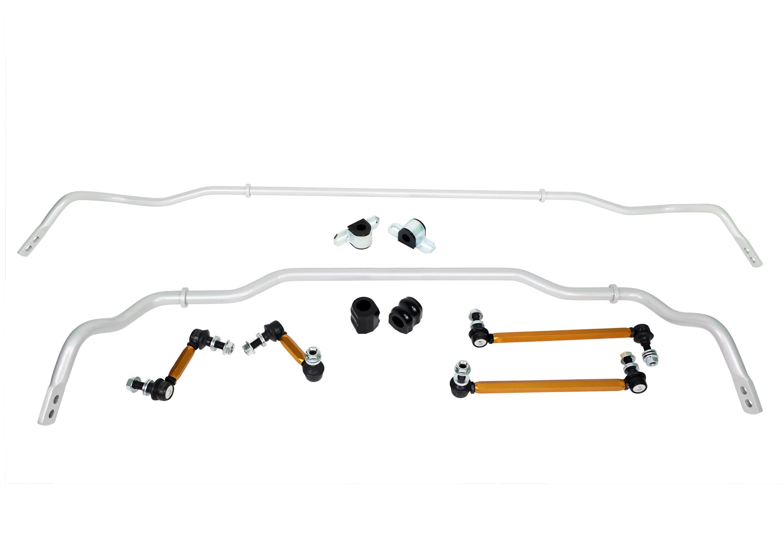 Whiteline Performance Suspension Stabilizer Bar Kit Contains: Front And Rear Sway Bar Kits With End Links, Essential Whiteline (2018-2020 Stinger, G70) - BKK001