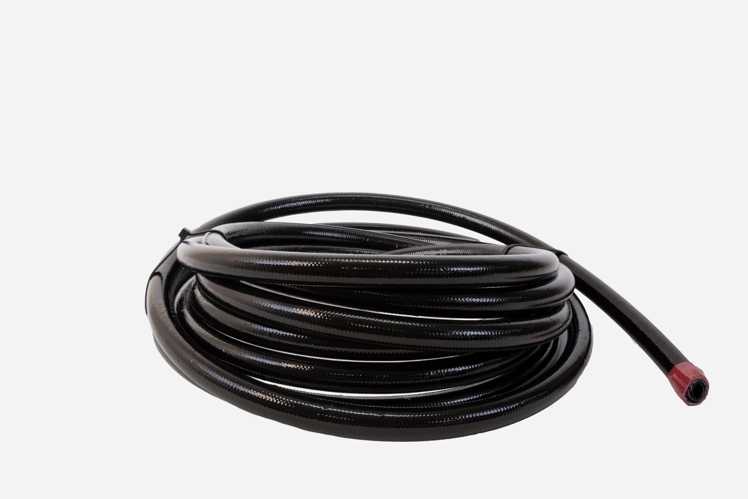 Aeromotive Fuel Line, Ptfe, Stainless Braided, Black Jacketed - 15331