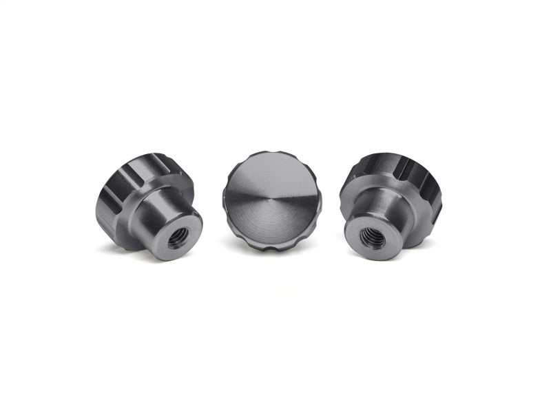 WeatherTech Colored Billet Knobs-Graphite