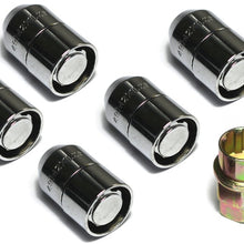 Rugged Ridge Five Piece Wheel Lock Set 1/2 -20 Thread Chrome