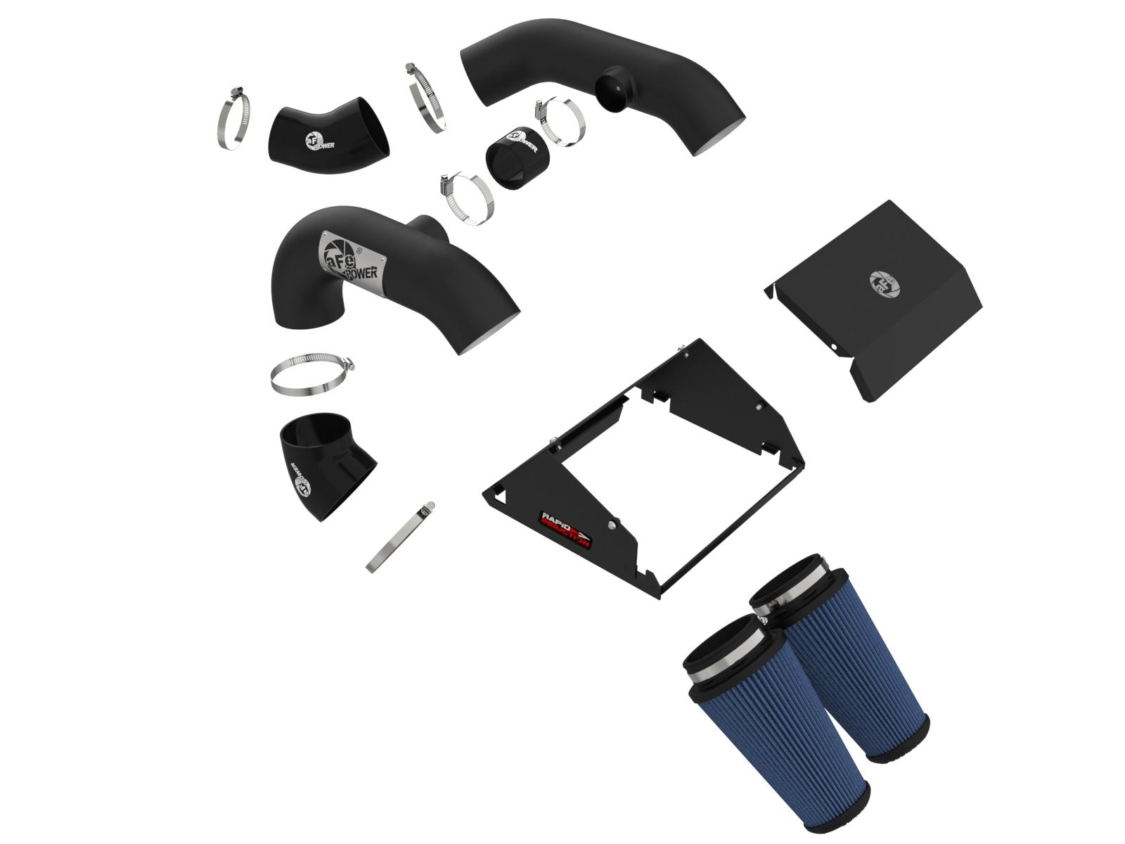 aFe Rapid Induction Cold Air Intake System - Pro 5R Filter (2021-2022 Ford F-150 Raptor V6-3.5L (tt)) - 52-10015R