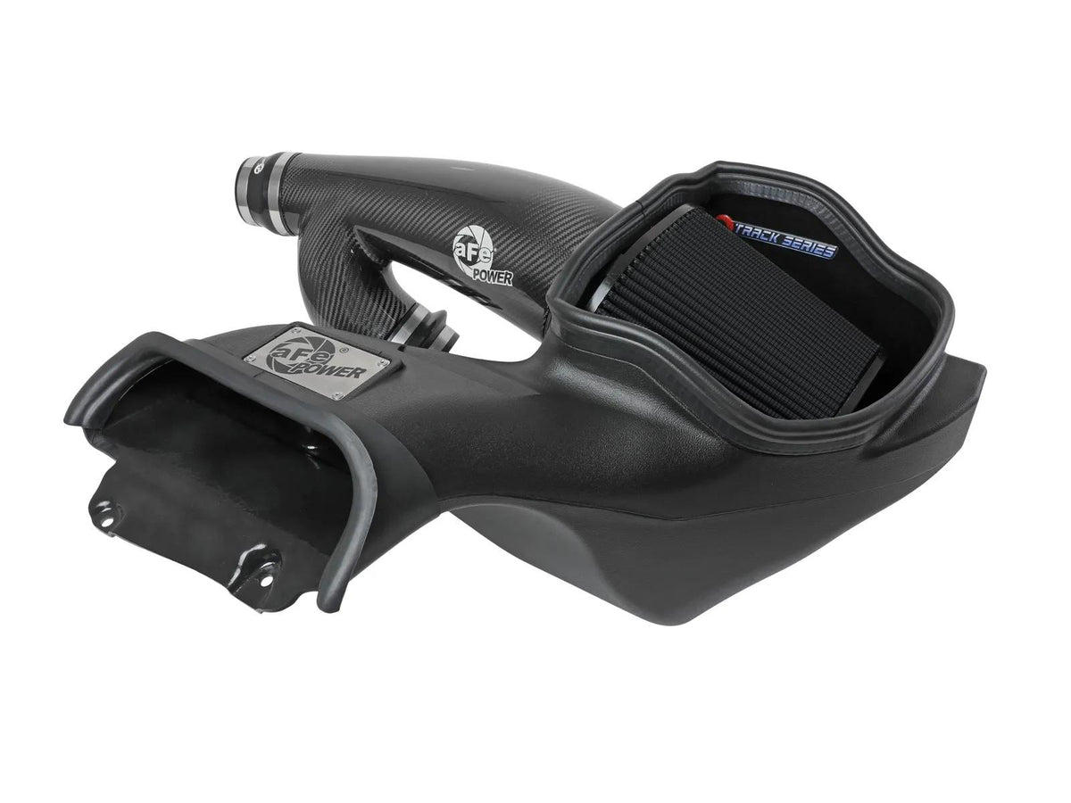 aFe Track Series Carbon Fiber Cold Air Intake System w/ Black Pro 5R Filter (2021-2025 F-150 Raptor 3.5L) - 57-10031K