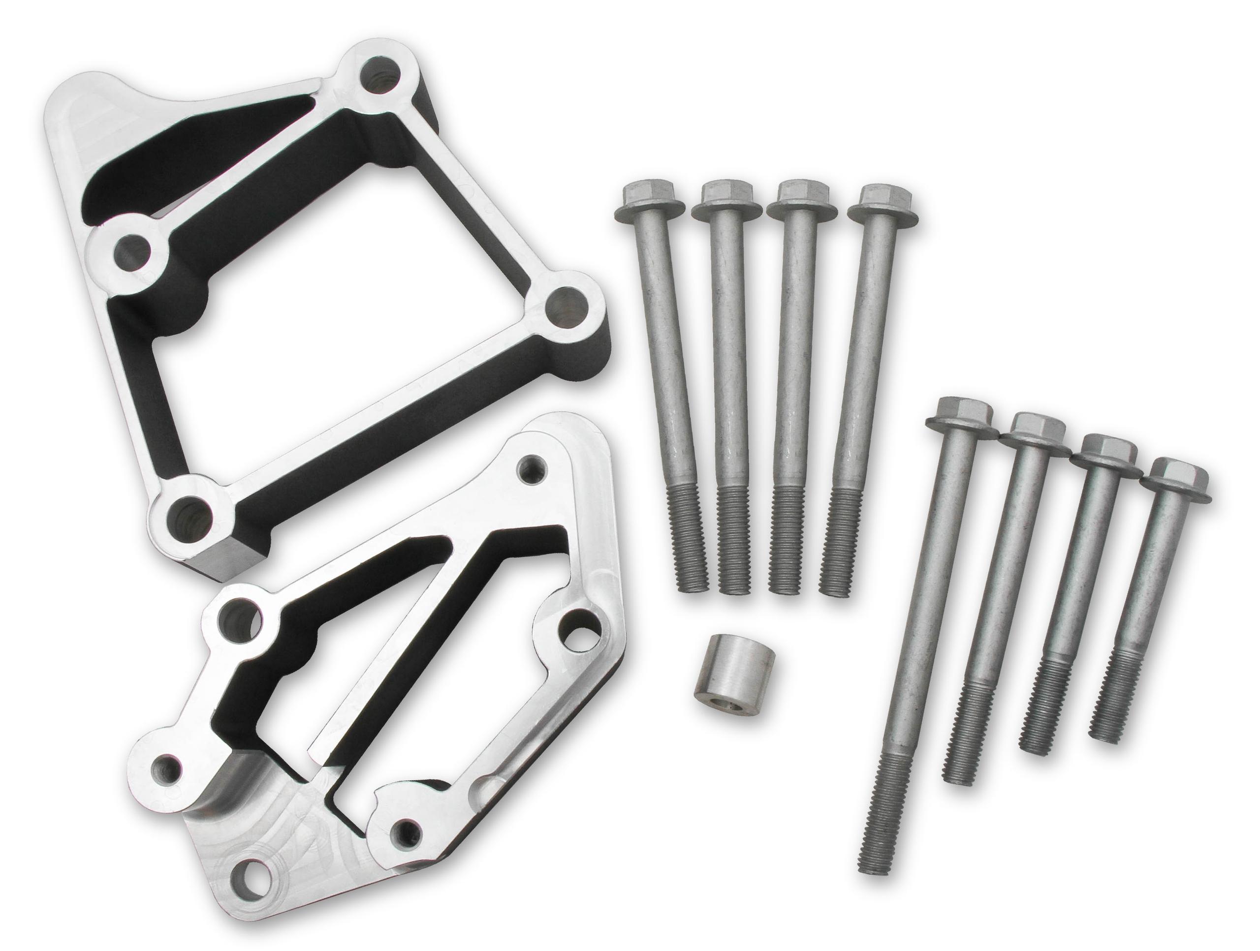 Holley LS Accessory Drive Bracket - Installation Kit for Middle Alignment.  - 21-2BK