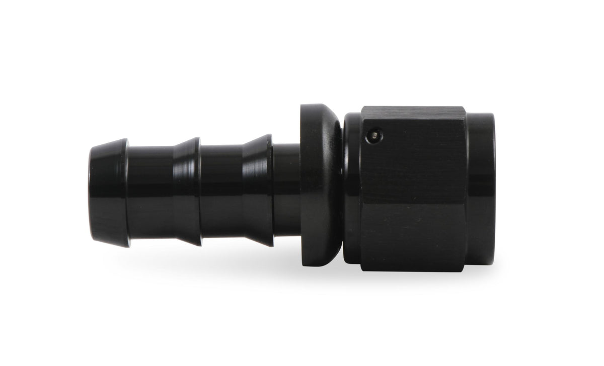 Mr. Gasket -10 AN Straight Push-On Hose Ends - Black.  - 200110-BL