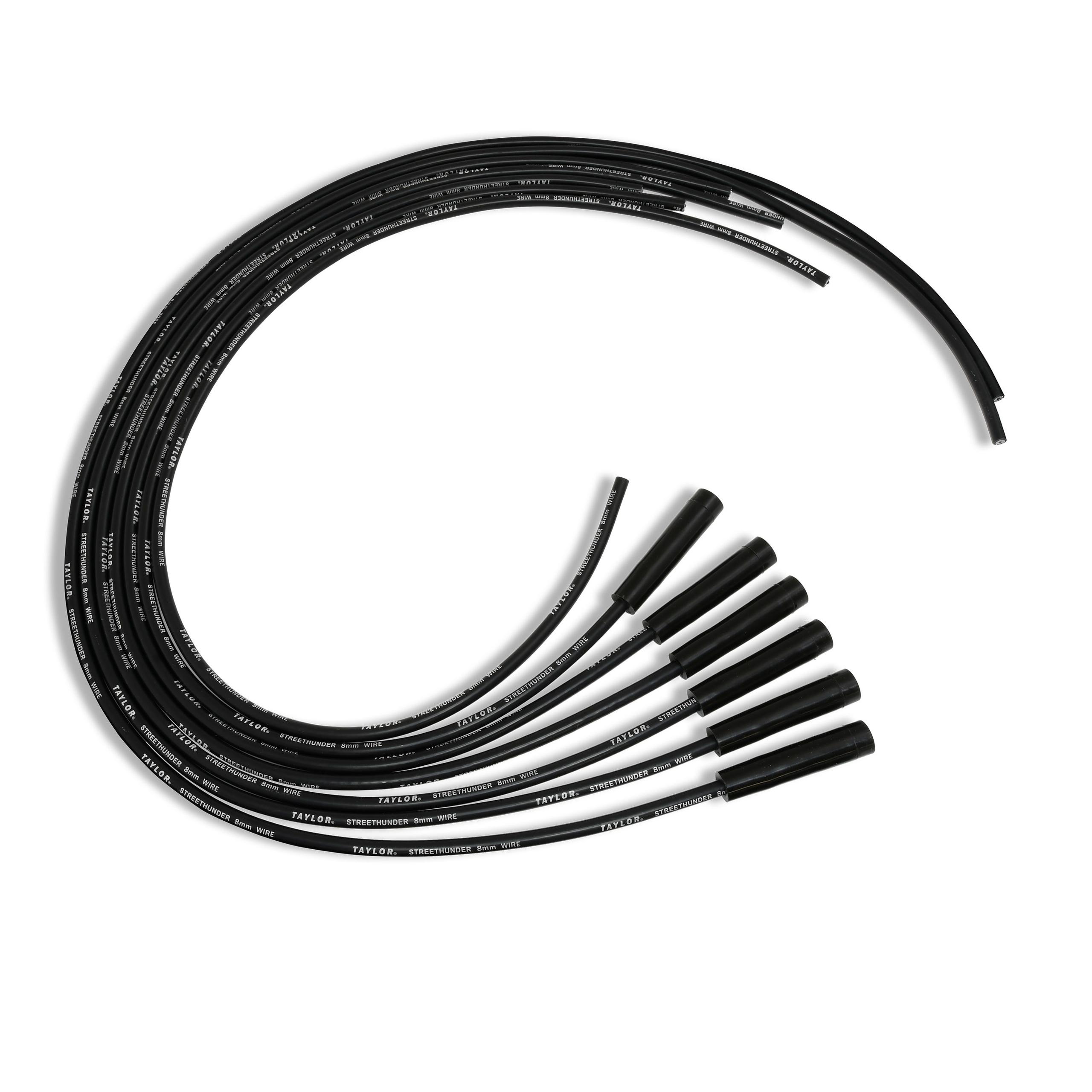 TAYLOR CABLE Streethunder univ 6cyl 180 black - 50045