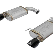AFE MACH Force-Xp Axle-Back Exhaust System w/ Black Tips (2015-2026 Mustang Ecoboost Non Active / V6) - 49-43085-B