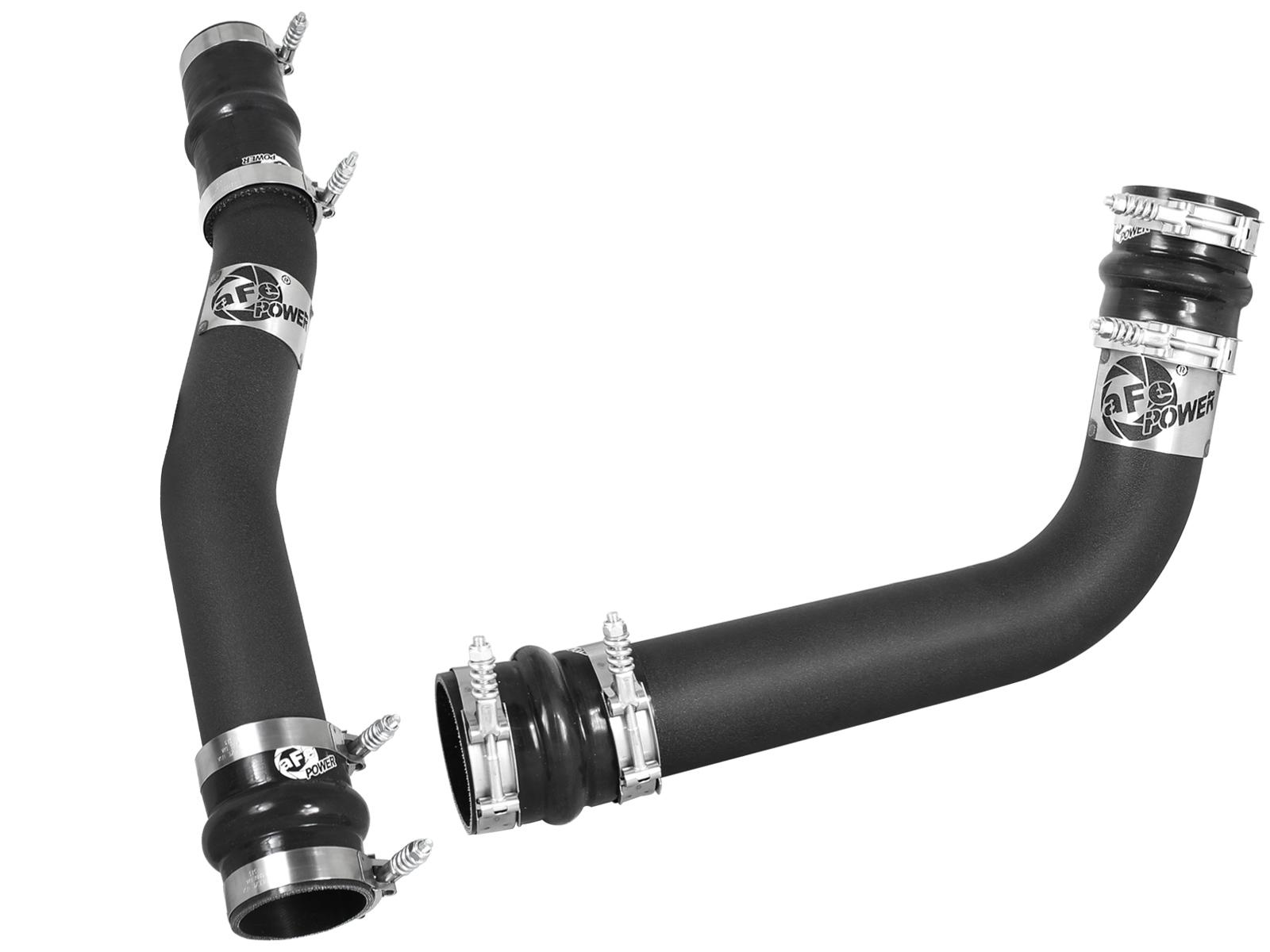 AFE BladeRunner 3 IN Aluminum Hot and Cold Charge Pipe Kit Black (2003-2007 Ram 2500, Ram 3500) - 46-20014