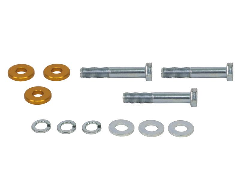 Whiteline Performance Steering Bump Steer Correction Kit Reduces Factory Toe Out From 6MM To 1MM At 60 MM Bump Whiteline - KCA405