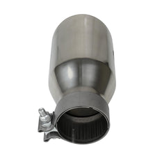 AFE MACH Force-Xp 304 Stainless Steel Clamp-on Exhaust Tip Polished (3 IN Inlet x 4-1/2 IN Outlet x 9 IN L) - 49T30454-P093