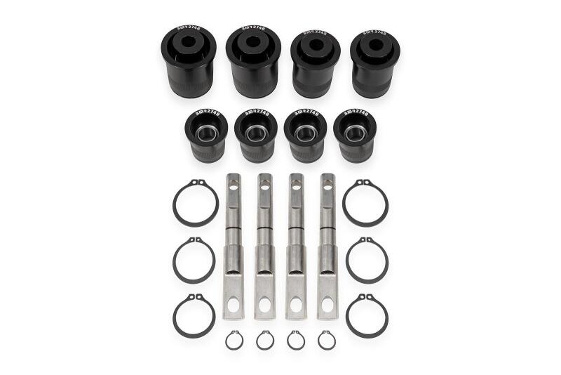 BMR Fabrication Bearing kit, front upper and lower control arms Black Anodized (2014-2019 C7 Corvette Base) - CBK576