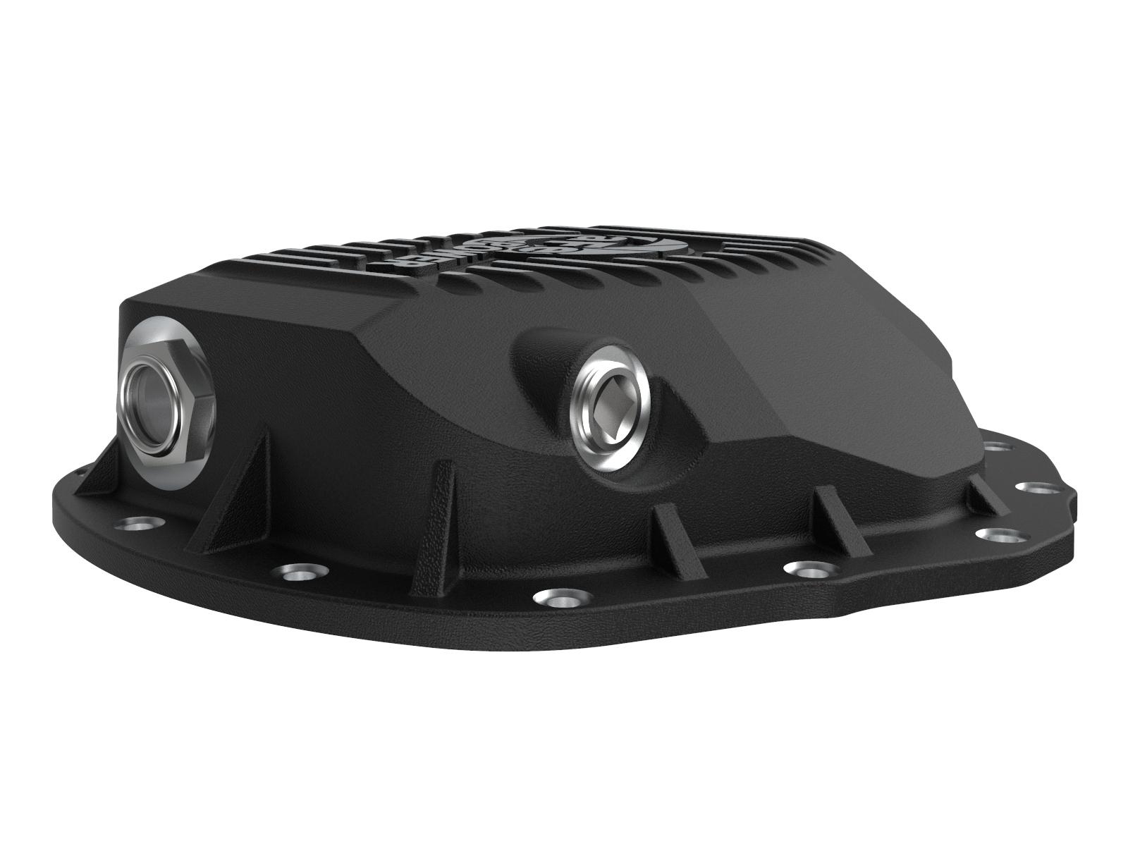 AFE Pro Series Rear Differential Cover Black w/ Machined Fins (GM Diesel Trucks 2020 V8-6.6L (td) L5P) - 46-71260B