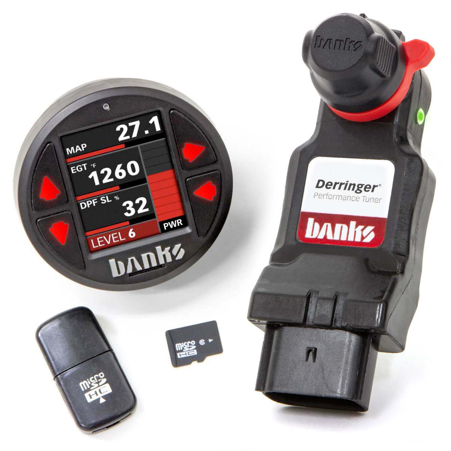 Banks Power Derringer Tuner, with iDash DataMonster (2019-2022 Wrangler, Gladiator, 1500, 1500 Classic) - 66797