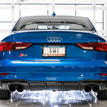 AWE SwitchPath™ Exhaust for Audi 8V S3 - Diamond Black Tips, 102mm - 3025-43072