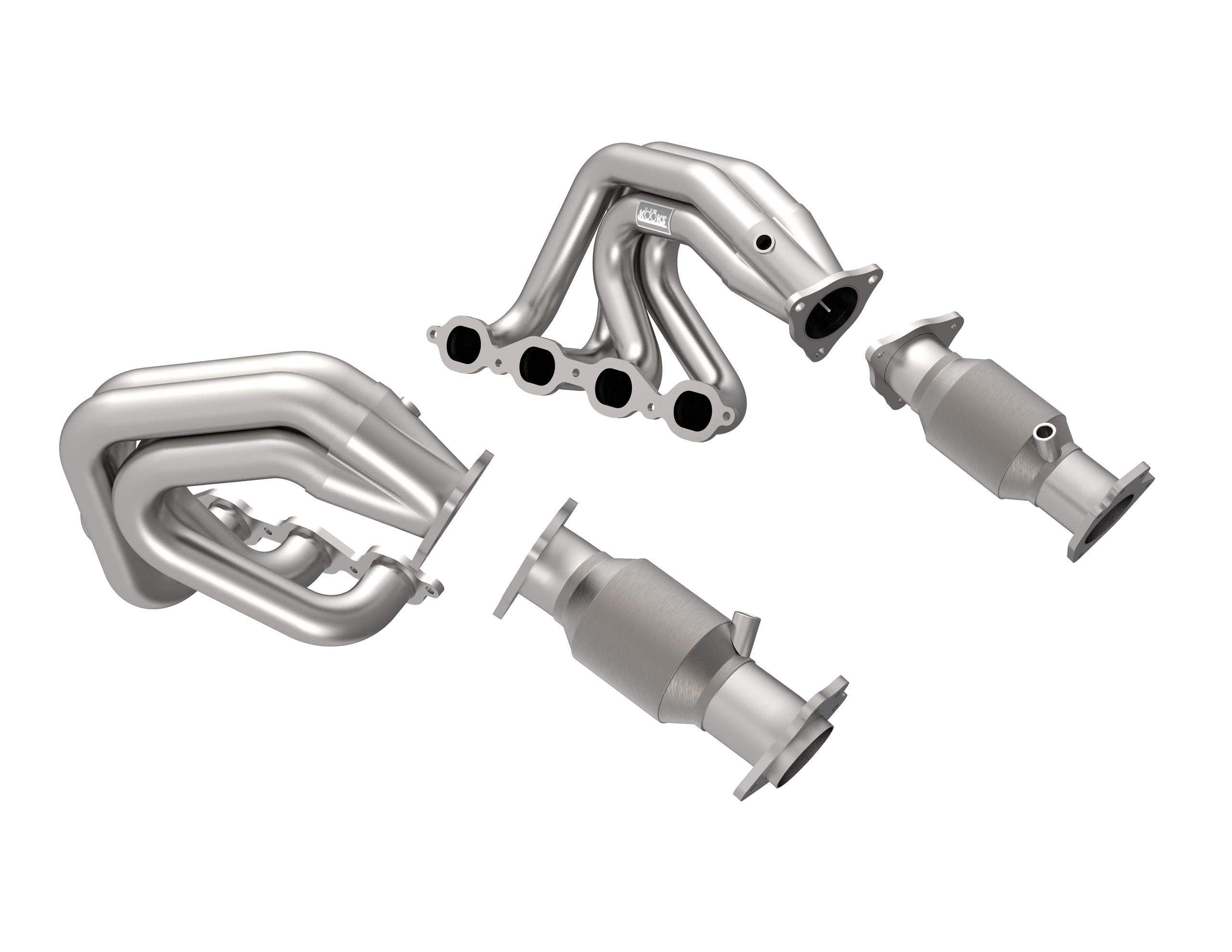 Kooks 2" Header and H.O. GREEN Connection Kit. 2020+ Corvette C8 6.2L - 2180H640